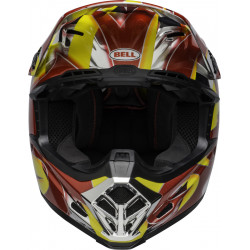 KASK BELL MOTO-9 MIPS MC REPLICA YELLOW/CHROME 