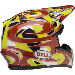 KASK BELL MOTO-9 MIPS MC REPLICA YELLOW/CHROME 