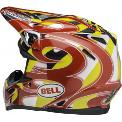 KASK BELL MOTO-9 MIPS MC REPLICA YELLOW/CHROME 