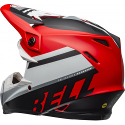 KASK BELL MOTO-9 MIPS PROPHECY MATT WHITE/RED/BLACK 