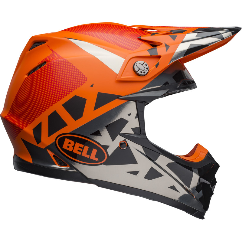 KASK BELL MOTO-9 MIPS TREMOR BLACK/ORANGE/CHROME 