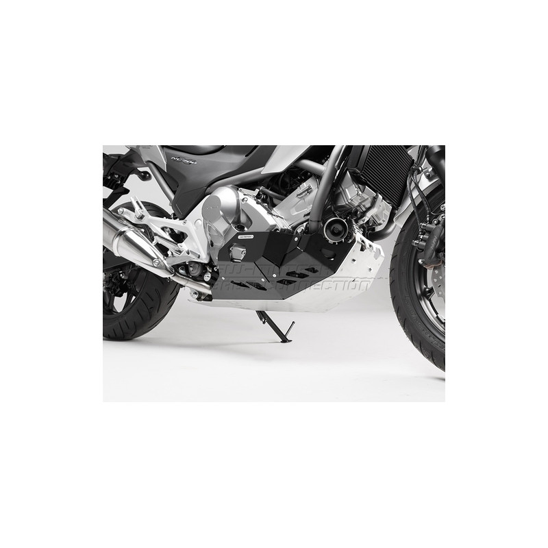 OSŁONA SILNIKA, PŁYTA POD SILNIK SW-MOTECH HONDA NC700/NC750 WITH DCT, BLACK/SILVER