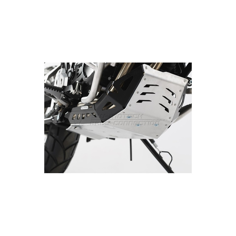 OSŁONA SILNIKA, PŁYTA POD SILNIK SW-MOTECH BMW GS-MODELS/HUSQVARNA NUDA 900, BLACK/SILVER