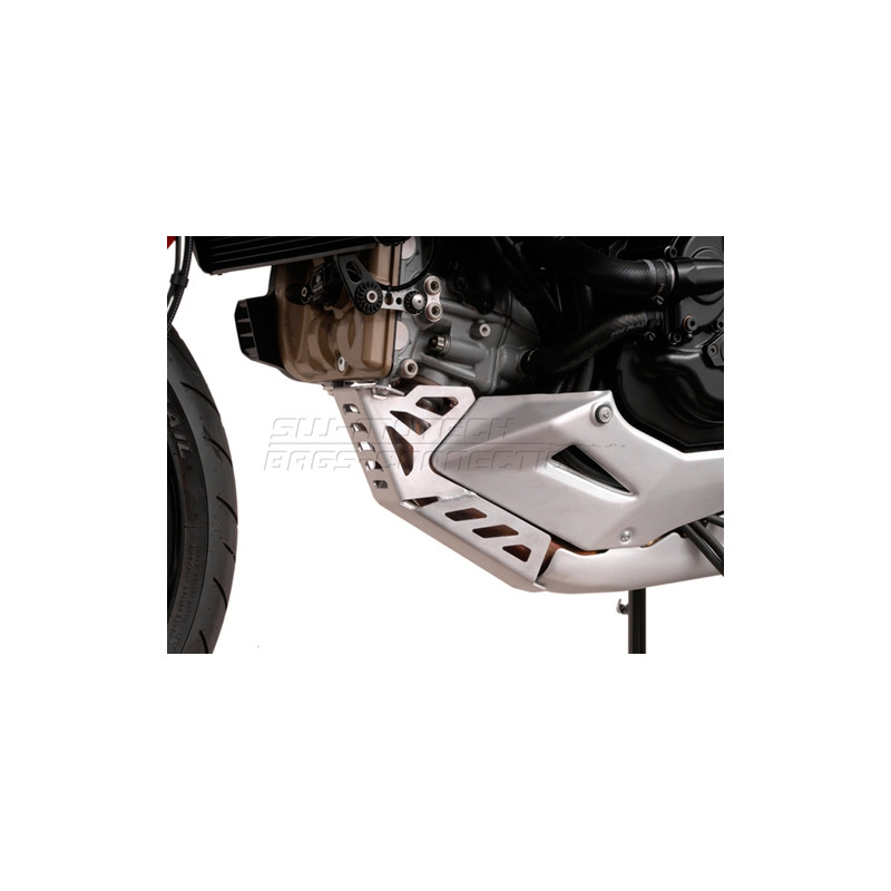 OSŁONA SILNIKA, PŁYTA POD SILNIK SW-MOTECH DUCATI MULTISTRADA 1200/S (10-14), SILVER