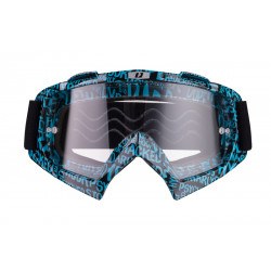 GOGLE IMX MUD GRAPHIC BLUE/BLACK - SZYBA CLEAR (1 SZYBA W ZESTAWIE) ENDURO CROSS