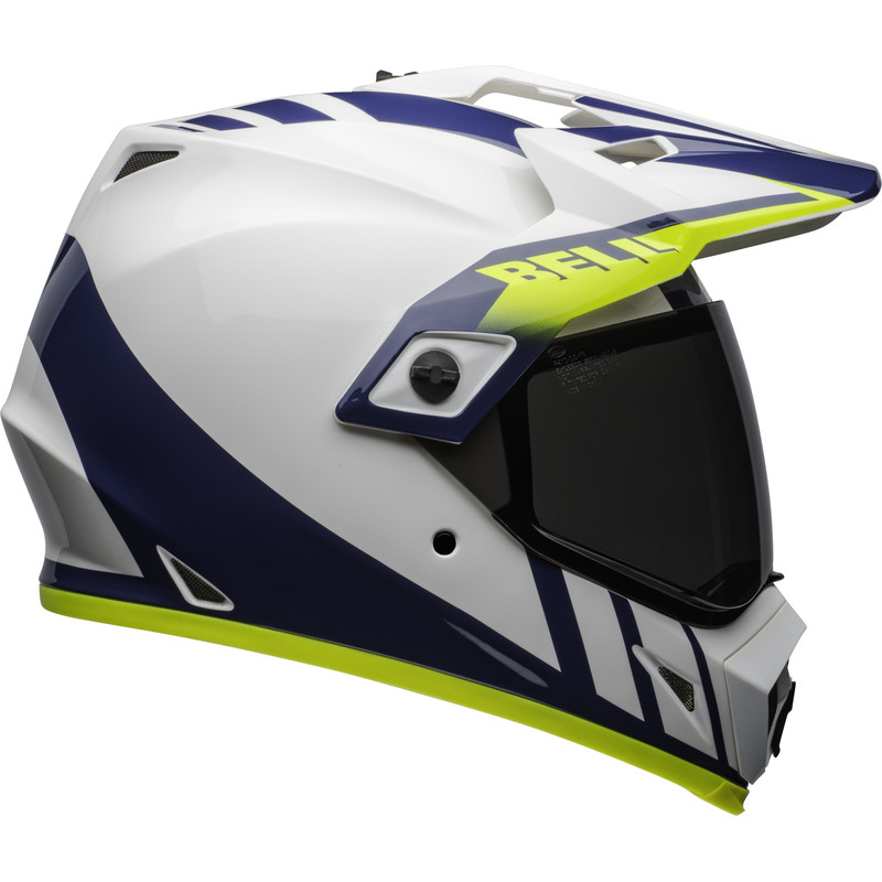 KASK BELL MX-9 ADVENTURE MIPS DASH WHITE/BLUE/HI VIZ 