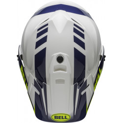 KASK BELL MX-9 ADVENTURE MIPS DASH WHITE/BLUE/HI VIZ 