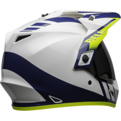 KASK BELL MX-9 ADVENTURE MIPS DASH WHITE/BLUE/HI VIZ 