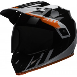 KASK BELL MX-9 ADVENTURE MIPS DASH BLACK/WHITE/ORANGE 