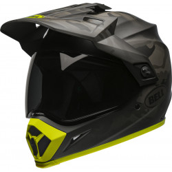 KASK BELL MX-9 ADVENTURE MIPS STEALTH CAMO MATTE BLACK/HI-VIZ 