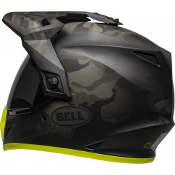 KASK BELL MX-9 ADVENTURE MIPS STEALTH CAMO MATTE BLACK/HI-VIZ 