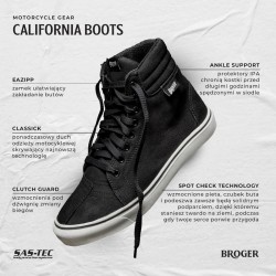 BUTY TEKSTYLNE BROGER CALIFORNIA WASHED BLUE 36