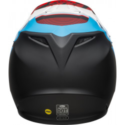 KASK BELL MX-9 MIPS STRIKE MATTE BLACK/BLUE/WHITE 