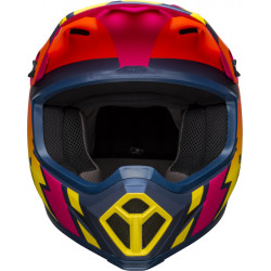 KASK BELL MX-9 MIPS STRIKE MATTE BLUE/ORANGE/PINK 