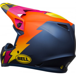 KASK BELL MX-9 MIPS STRIKE MATTE BLUE/ORANGE/PINK 