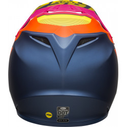 KASK BELL MX-9 MIPS STRIKE MATTE BLUE/ORANGE/PINK 