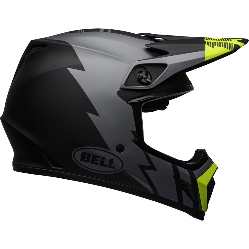 KASK BELL MX-9 MIPS STRIKE MATT GREY/BLACK/HI VIZ 