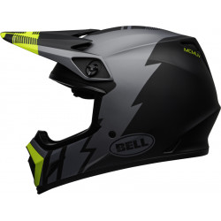 KASK BELL MX-9 MIPS STRIKE MATT GREY/BLACK/HI VIZ 