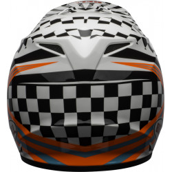 KASK BELL MX-9 MIPS TAGGER CHECK ME OUT GLOSS WHITE/BLACK 