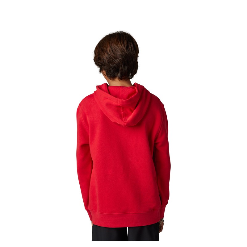BLUZA Z KAPTUREM FOX JUNIOR ABSOLUTE FLAME RED  ENDURO CROSS