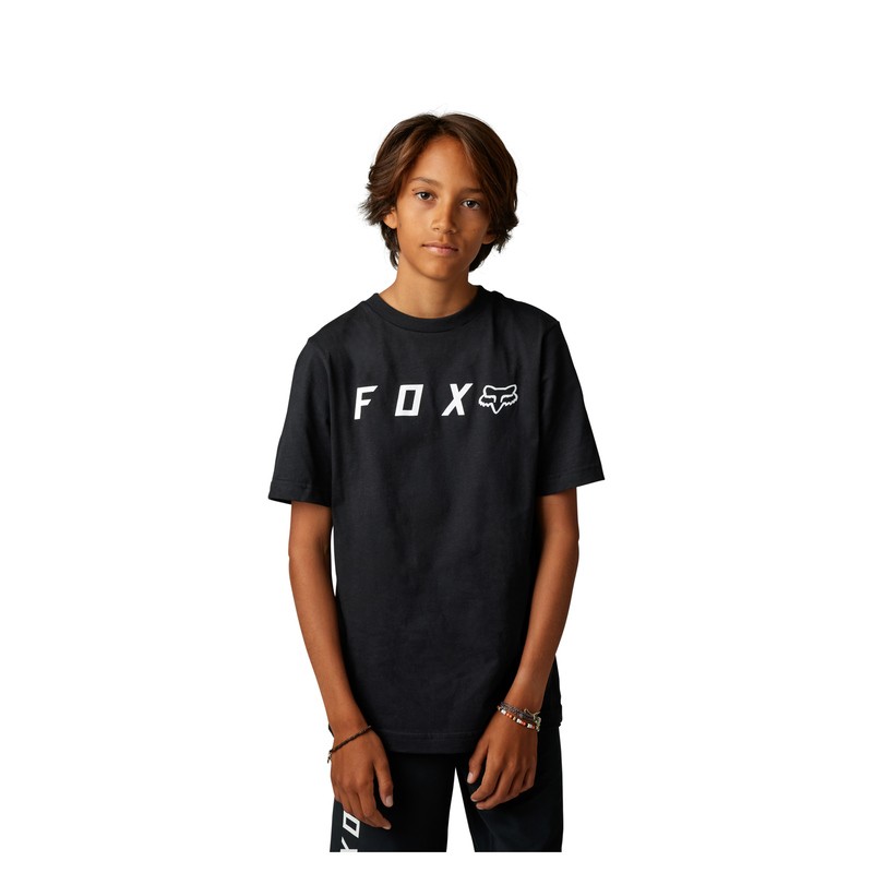 T-SHIRT FOX JUNIOR ABSOLUTE BLACK  ENDURO CROSS