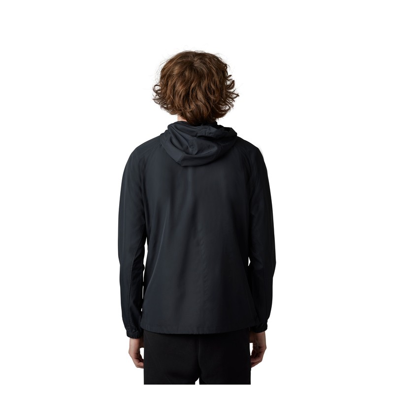 KURTKA FOX BASE OVER WINDBREAKER BLACK  ENDURO CROSS