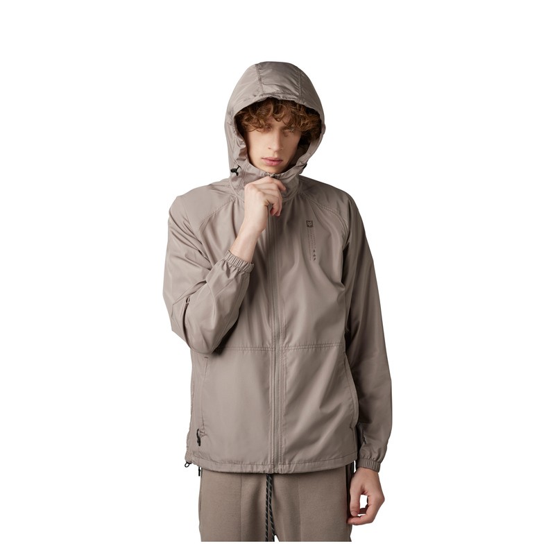 KURTKA FOX BASE OVER WINDBREAKER TAUPE  ENDURO CROSS