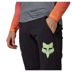 SPODNIE ROWEROWE FOX FLEXAIR RACE DAY GLO ORANGE  ENDURO CROSS