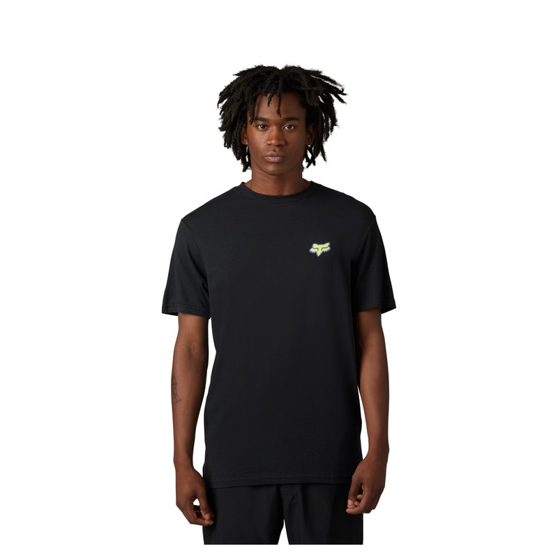 T-SHIRT FOX MORPHIC BLACK  ENDURO CROSS