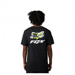 T-SHIRT FOX MORPHIC BLACK  ENDURO CROSS