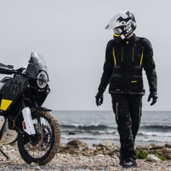 KURTKA TEKSTYLNA REBELHORN PATROL BLACK/FLO YELLOW 
