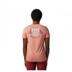T-SHIRT FOX LADY PREDOMINANT SALMON  ENDURO CROSS