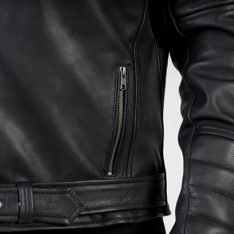 KURTKA SKÓRZANA OZONE RAMONES MODERN MATT BLACK 