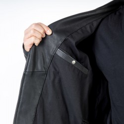 KURTKA SKÓRZANA OZONE RAMONES MODERN MATT BLACK 