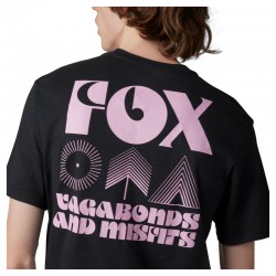 T-SHIRT FOX ROCKWILDER BLACK  ENDURO CROSS