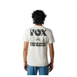 T-SHIRT FOX ROCKWILDER VINTAGE WHITE  ENDURO CROSS