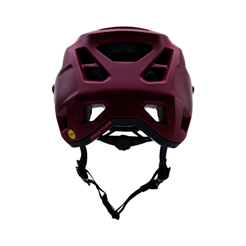 KASK ROWEROWY FOX SPEEDFRAME BORDEAUX  ENDURO CROSS