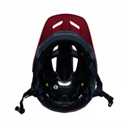 KASK ROWEROWY FOX SPEEDFRAME BORDEAUX  ENDURO CROSS