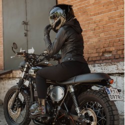 KURTKA SKÓRZANA OZONE STRIKER LADY BLACK DXS
