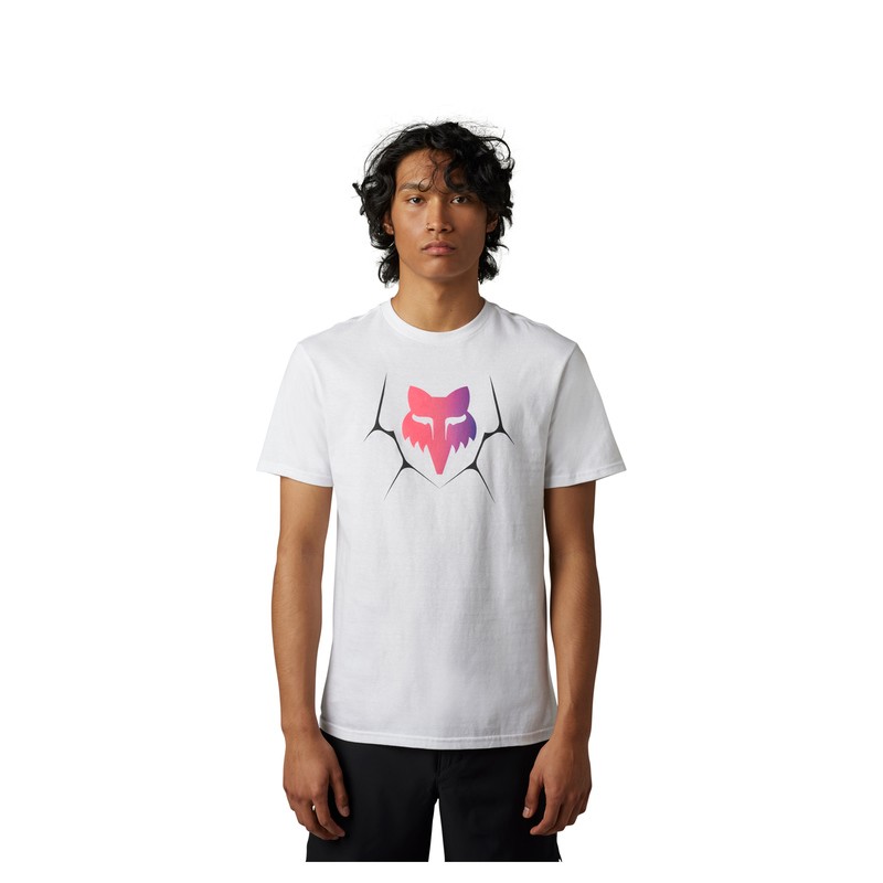 T-SHIRT FOX SYZ OPTIC WHITE  ENDURO CROSS
