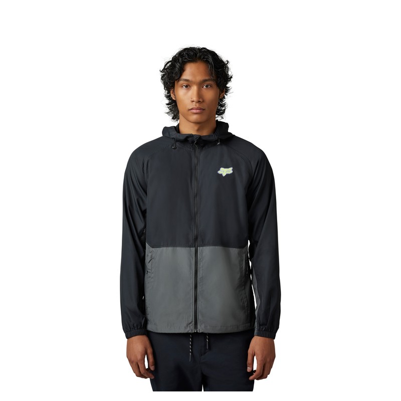 KURTKA FOX TITLE SPONSOR WINDBREAKER BLACK  ENDURO CROSS