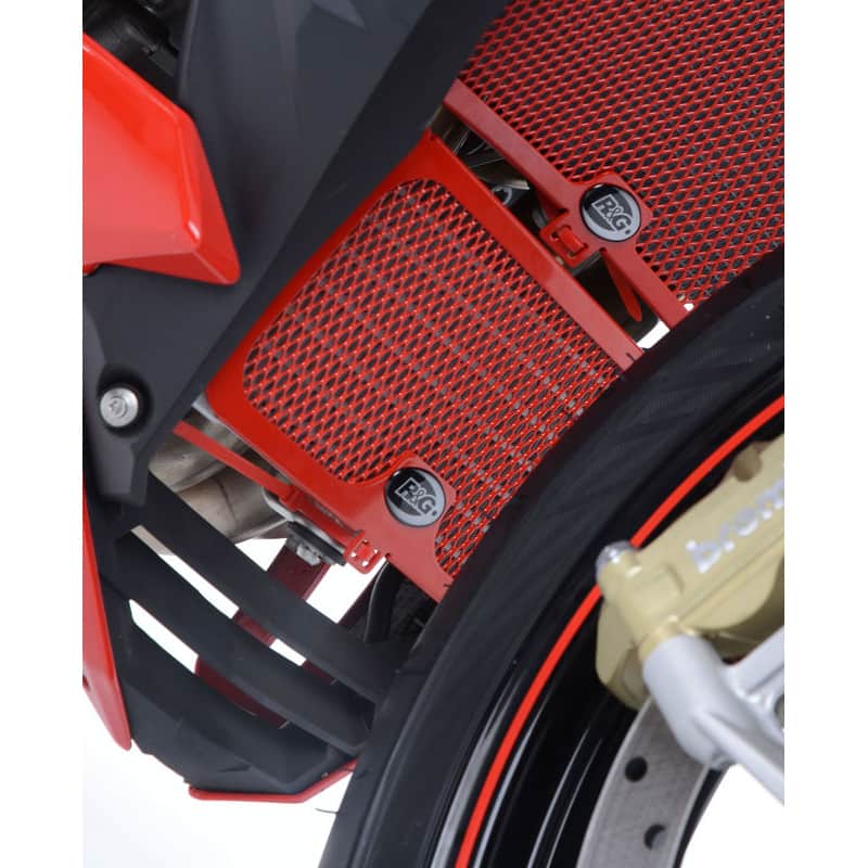 OSŁONA CHŁODNICY OLEJU RG RACING BMW S1000RR 10-15 / HP4 / S1000R 14-, RED