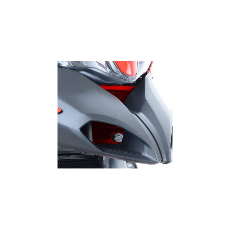OSŁONA CHŁODNICY OLEJU RG RACING DUCATI MULTISTRADA 1200, RED
