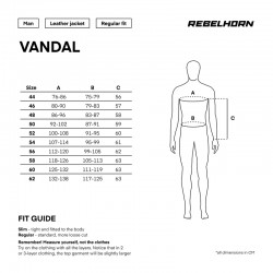 KURTKA SKÓRZANA REBELHORN VANDAL BLACK 