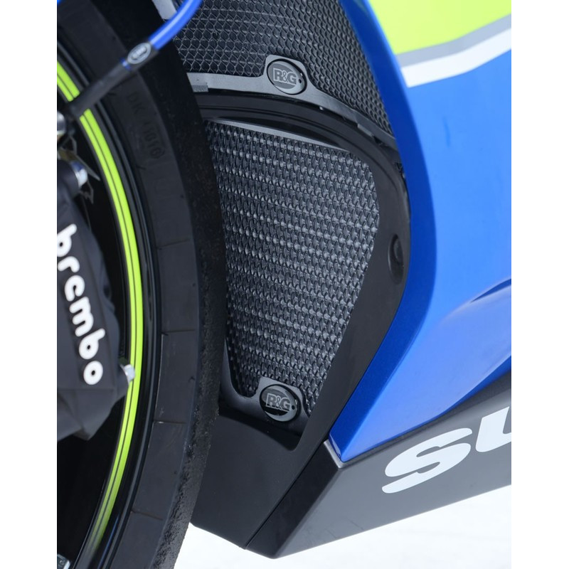OSŁONA CHŁODNICY OLEJU RG RACING SUZUKI GSX-R1000/R (17-), BLACK