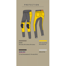 SPODNIE JEANS BROGER OHIO LADY WASHED BLUE