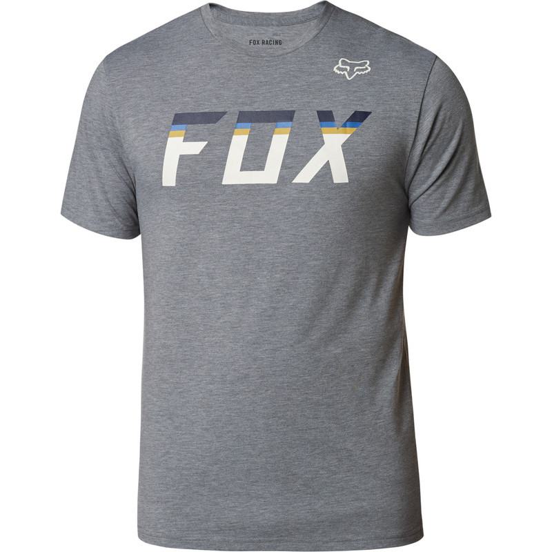 T-SHIRT FOX ON DECK TECH HEATHER GRAPHITE  ENDURO CROSS