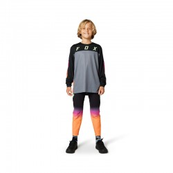 SPODNIE ROWEROWE FOX JUNIOR FLEXAIR RACE DAY GLO ORANGE  ENDURO CROSS