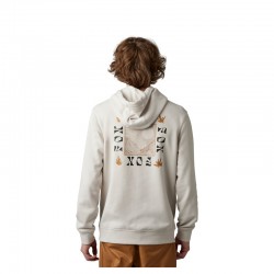 BLUZA Z KAPTUREM FOX HINKLEY VINTAGE WHITE  ENDURO CROSS