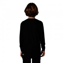 KOSZULKA ROWEROWA Z DŁUGIM RĘKAWEM FOX JUNIOR RANGER BLACK  ENDURO CROSS